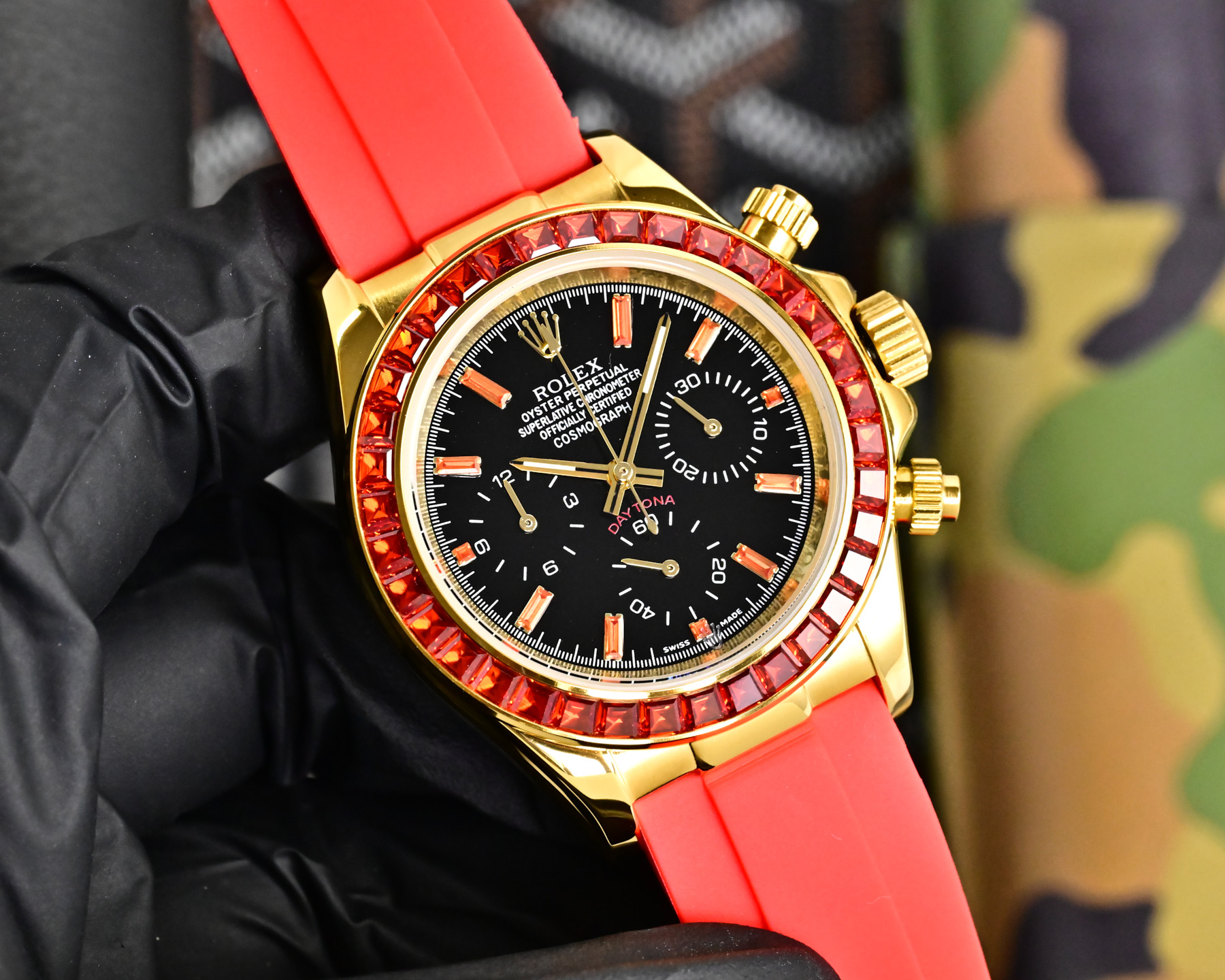 ROLEX  デイトナ スタイル クロノグラフ “サクラピンク” / カスタムウォッチ