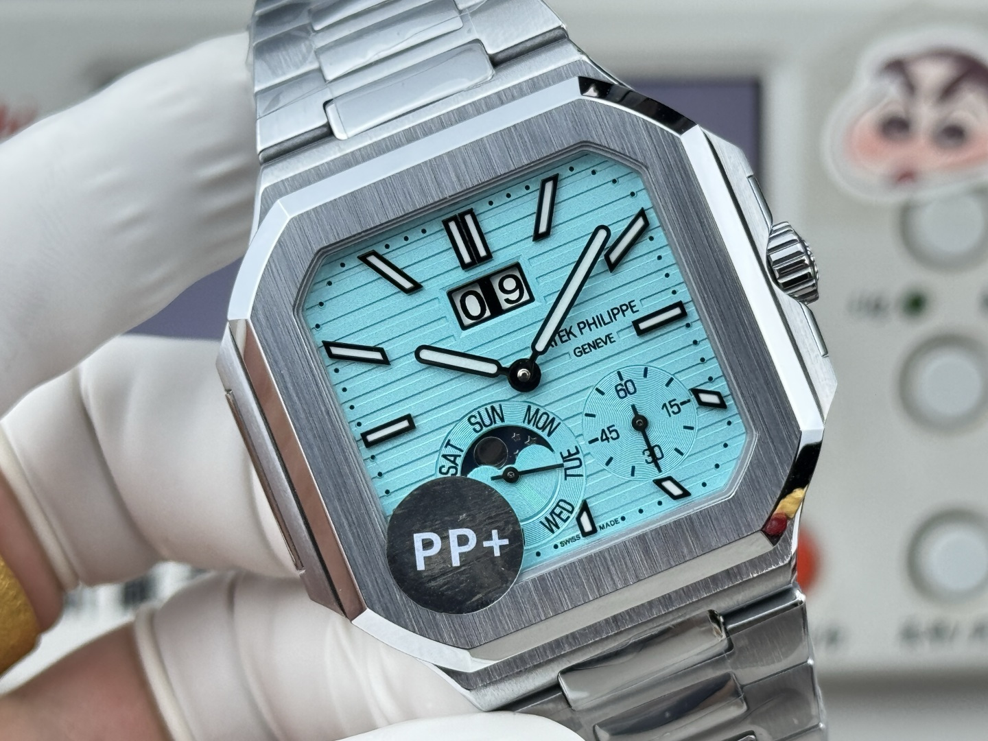 Patek Philippe パテック・フィリップ キュビトゥス スタイル グランドデイト・ムーンフェイズ / カスタムウォッチ