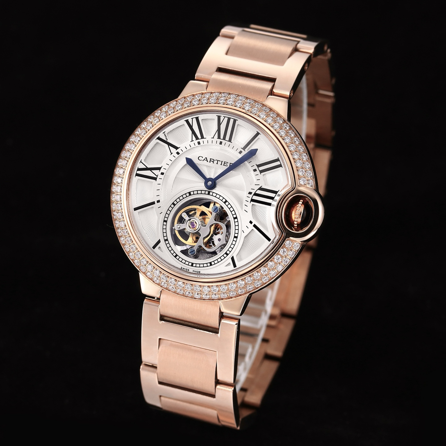 cartier カルティエ バロン ブルー トゥールビヨン / メンズ腕時計