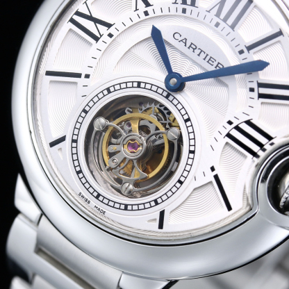 cartier カルティエ バロン ブルー トゥールビヨン / メンズ腕時計