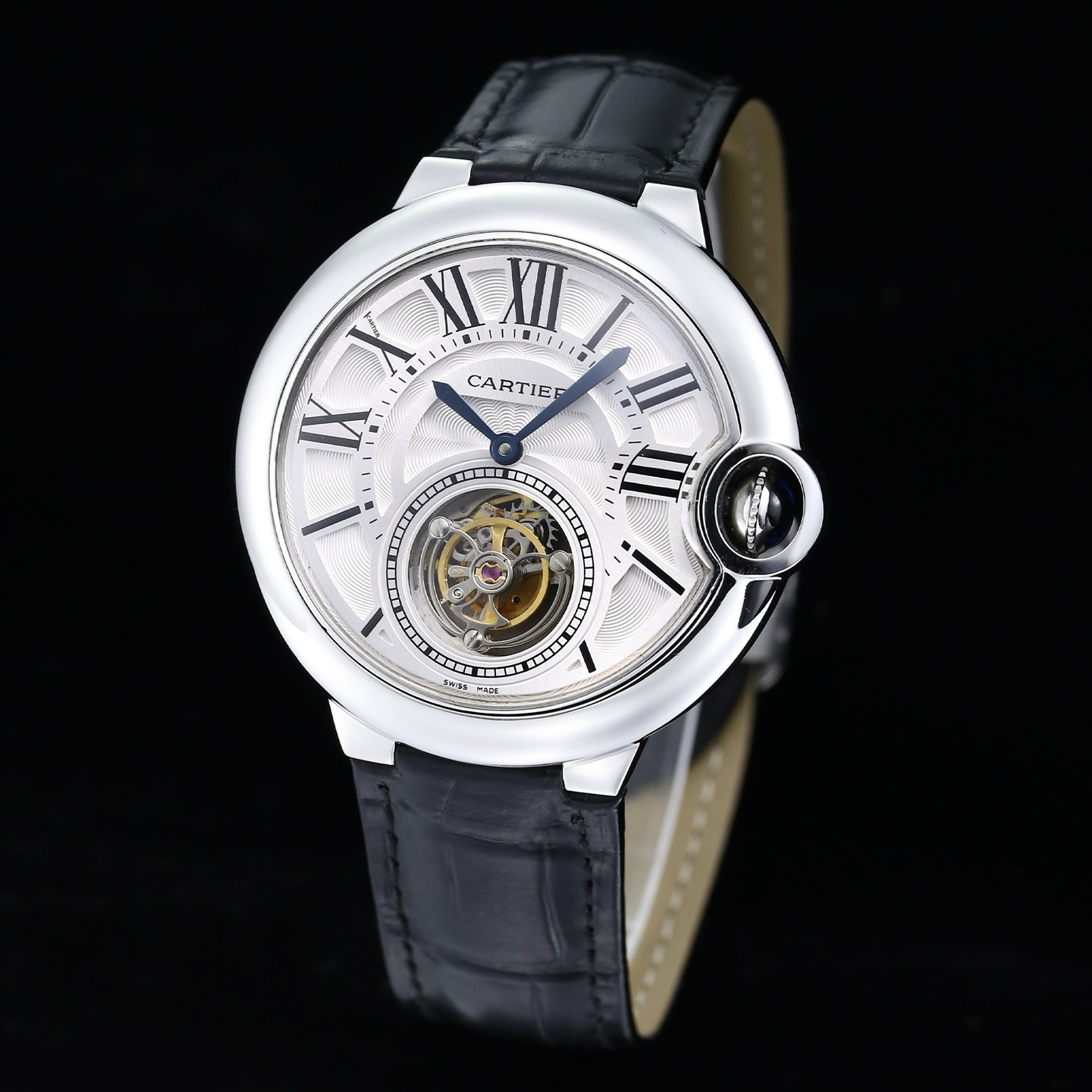 cartier カルティエ バロン ブルー トゥールビヨン / メンズ腕時計