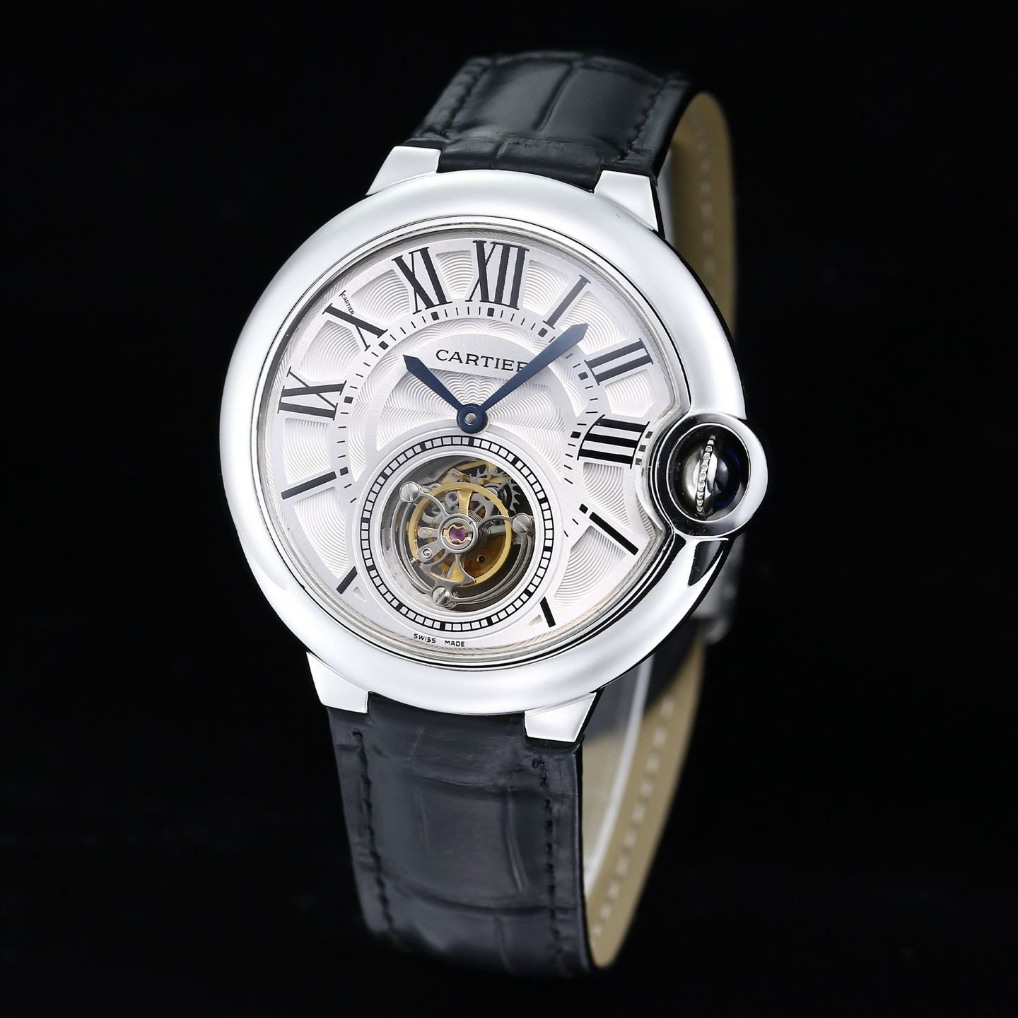cartier カルティエ バロン ブルー トゥールビヨン / メンズ腕時計