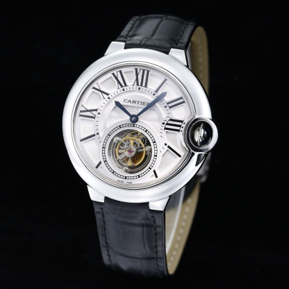 cartier カルティエ バロン ブルー トゥールビヨン / メンズ腕時計