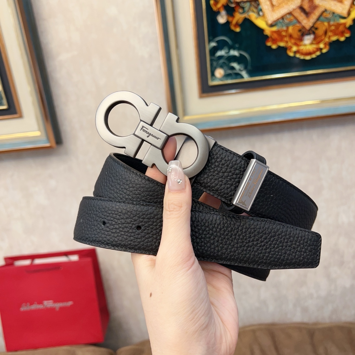 フェラガモ「Ferragamo」リバーシブルベルト