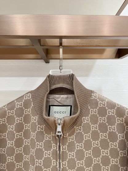 グッチ「Gucci」グッチ GGジャカード スタンドカラー ジャケット / メンズ アウター