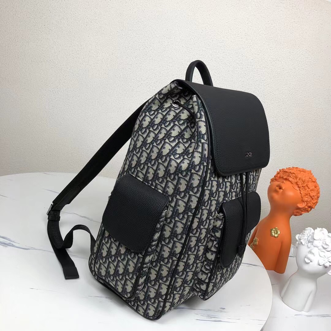 ディオール「Dior」オブlique プリント レザー シグネチャー ショルダーバッグ