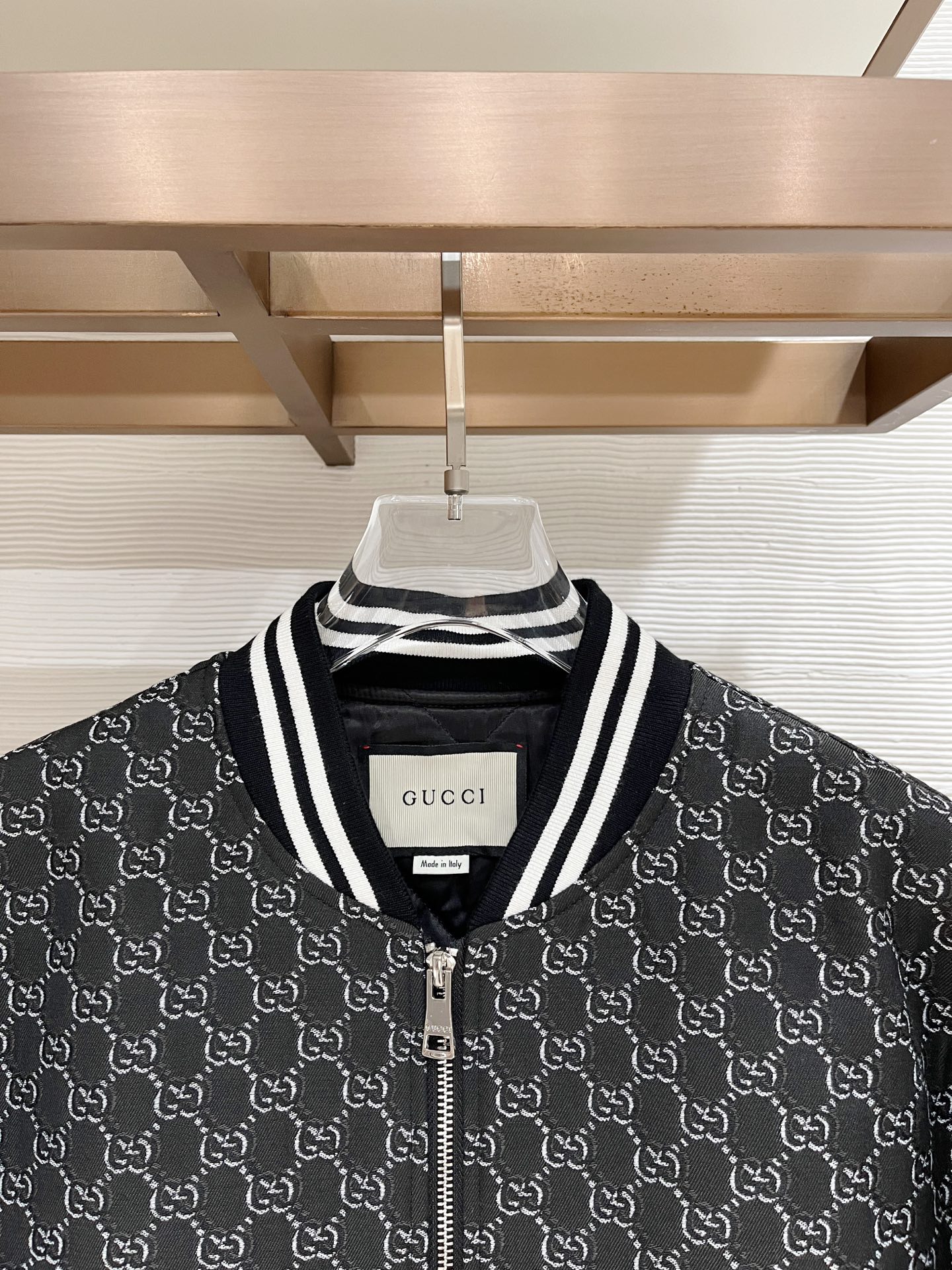 グッチ「Gucci」 オールオーバー ジャカード ベースボールジャケット / ブルゾン