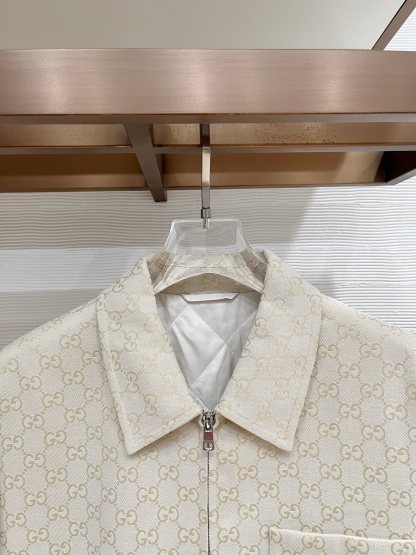 グッチ「Gucci」グッチ GGジャカード フリップカラー ジャケット / メンズ アウター