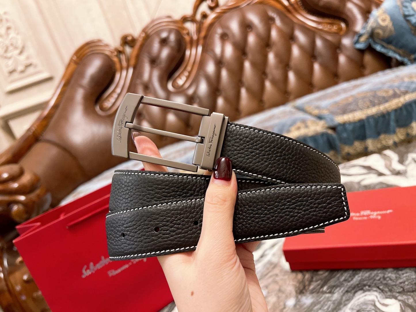 フェラガモ「Ferragamo」リバーシブルベルト