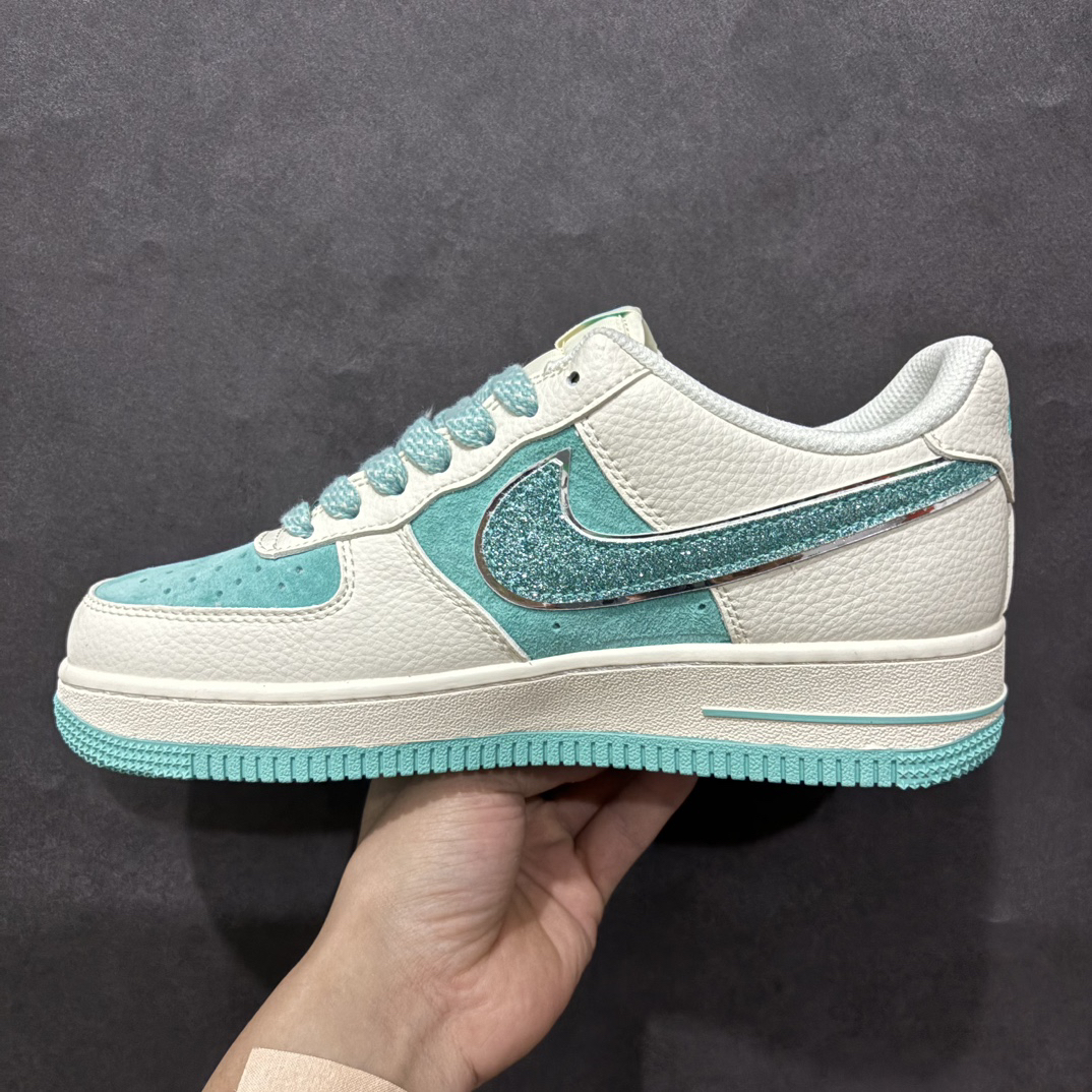 「コラボモデル」The North Face x Nike Air Force 1 Low 07 'White Blue' スモールスウッシュ スターダスト スニーカー