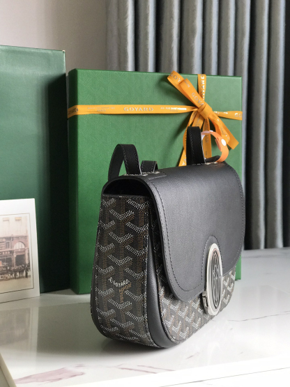 ゴヤール「Goyard」ゴヤルディーヌ帆布＆レザー トートバッグ