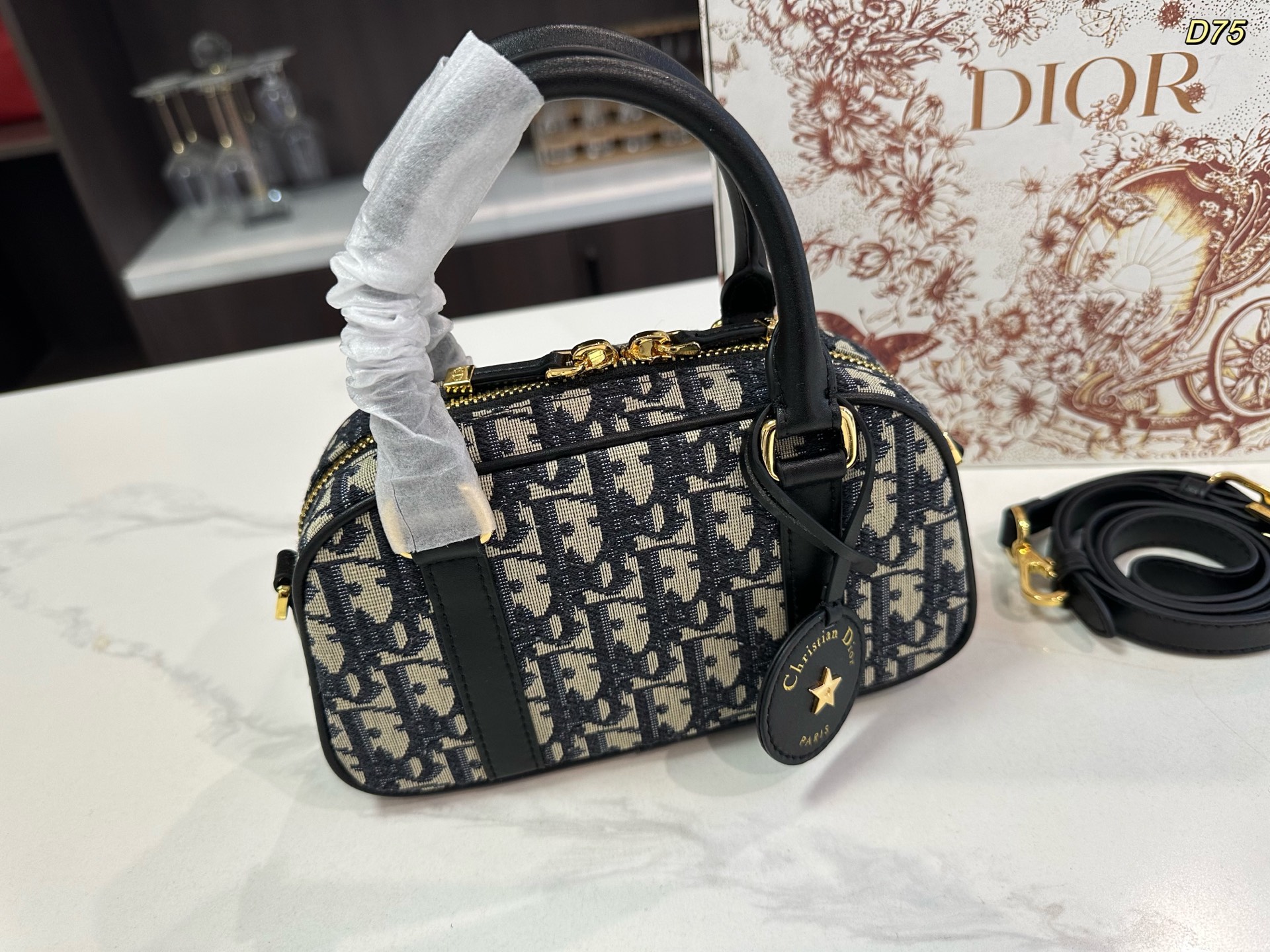 ディオール「Dior」Groove ボストンバッグ ショルダーバッグ