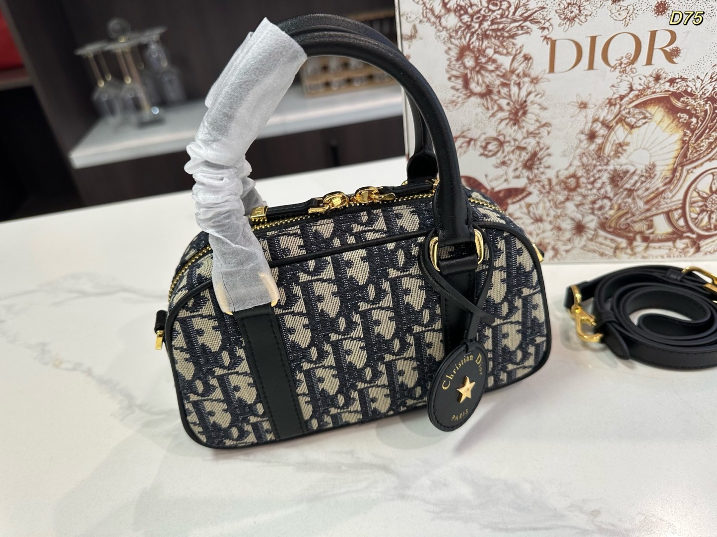 ディオール「Dior」Groove ボストンバッグ ショルダーバッグ