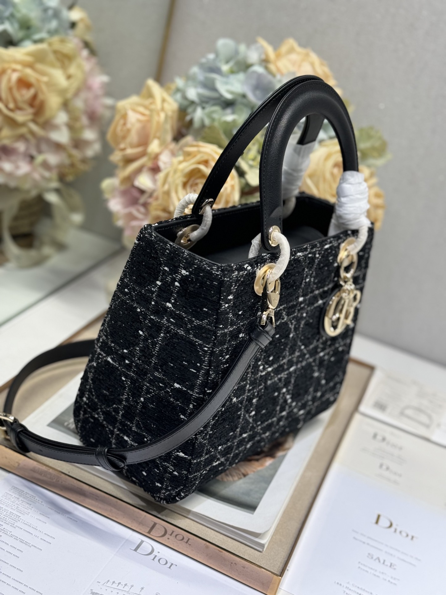 ディオール「Dior」オブlique ナイロンレザーバッグ