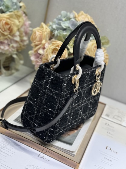 ディオール「Dior」オブlique ナイロンレザーバッグ