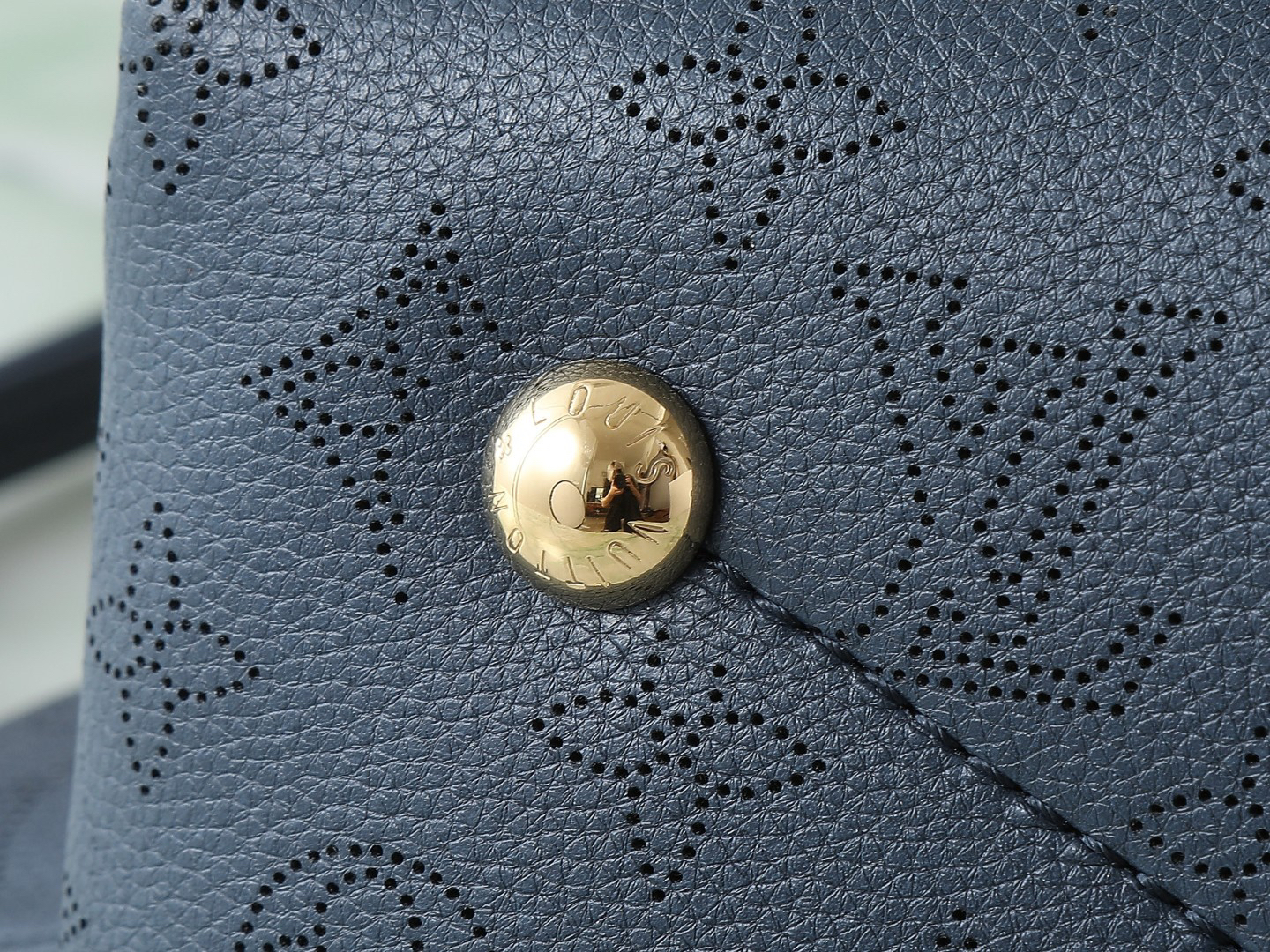 ルイ・ヴィトン「Louis Vuitton」 ‌BELLA ハンドバッグ ネイビー レース