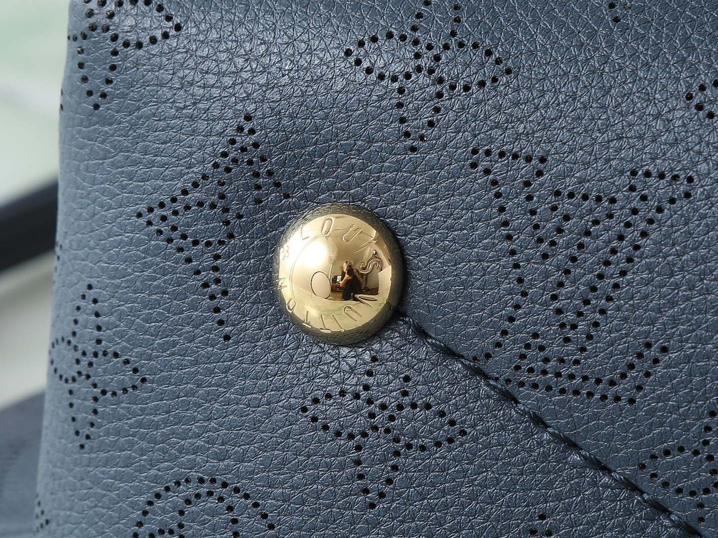 ルイ・ヴィトン「Louis Vuitton」 ‌BELLA ハンドバッグ ネイビー レース