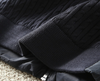 モンクレール「Moncler」秋冬 ニット調ダウンジャケット