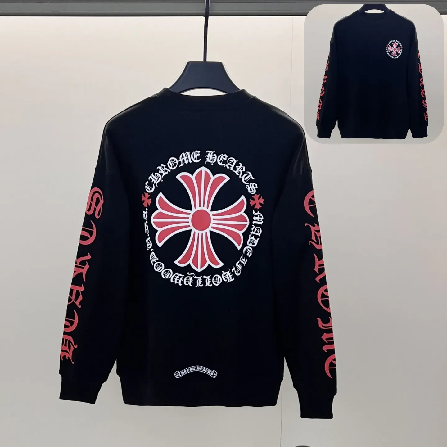 クロムハーツ「Chrome Hearts」ラウンドネックスウェットシャツ