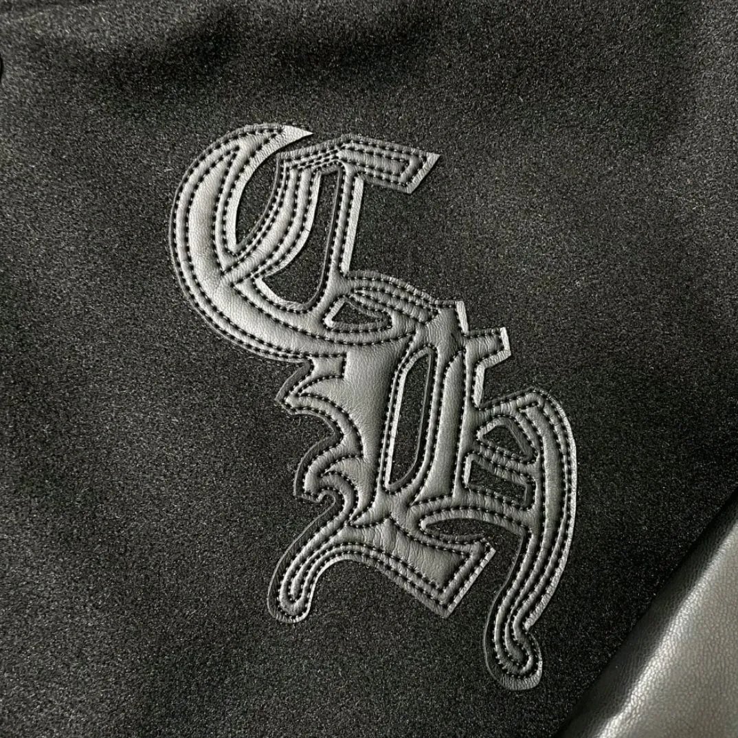 クロムハーツ「Chrome Hearts」レザー ベースボール ジャケット