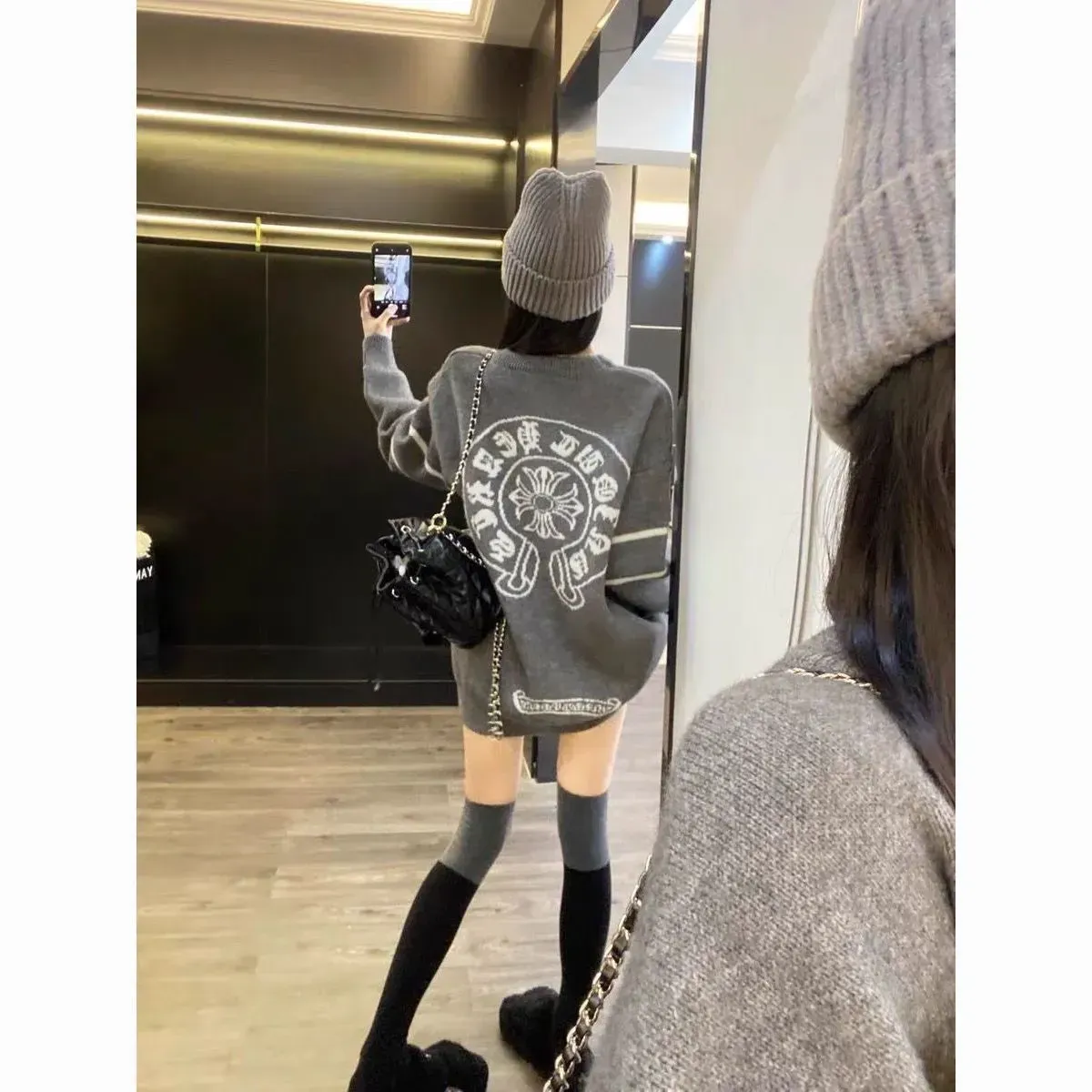 クロムハーツ「Chrome Hearts」ヴィンテージ ニット スウェット