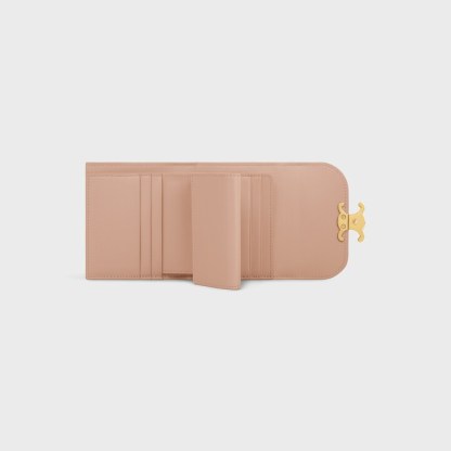 セリーヌ「Celine」スモール フラップウォレット トリオンフ / シャイニーカーフスキン