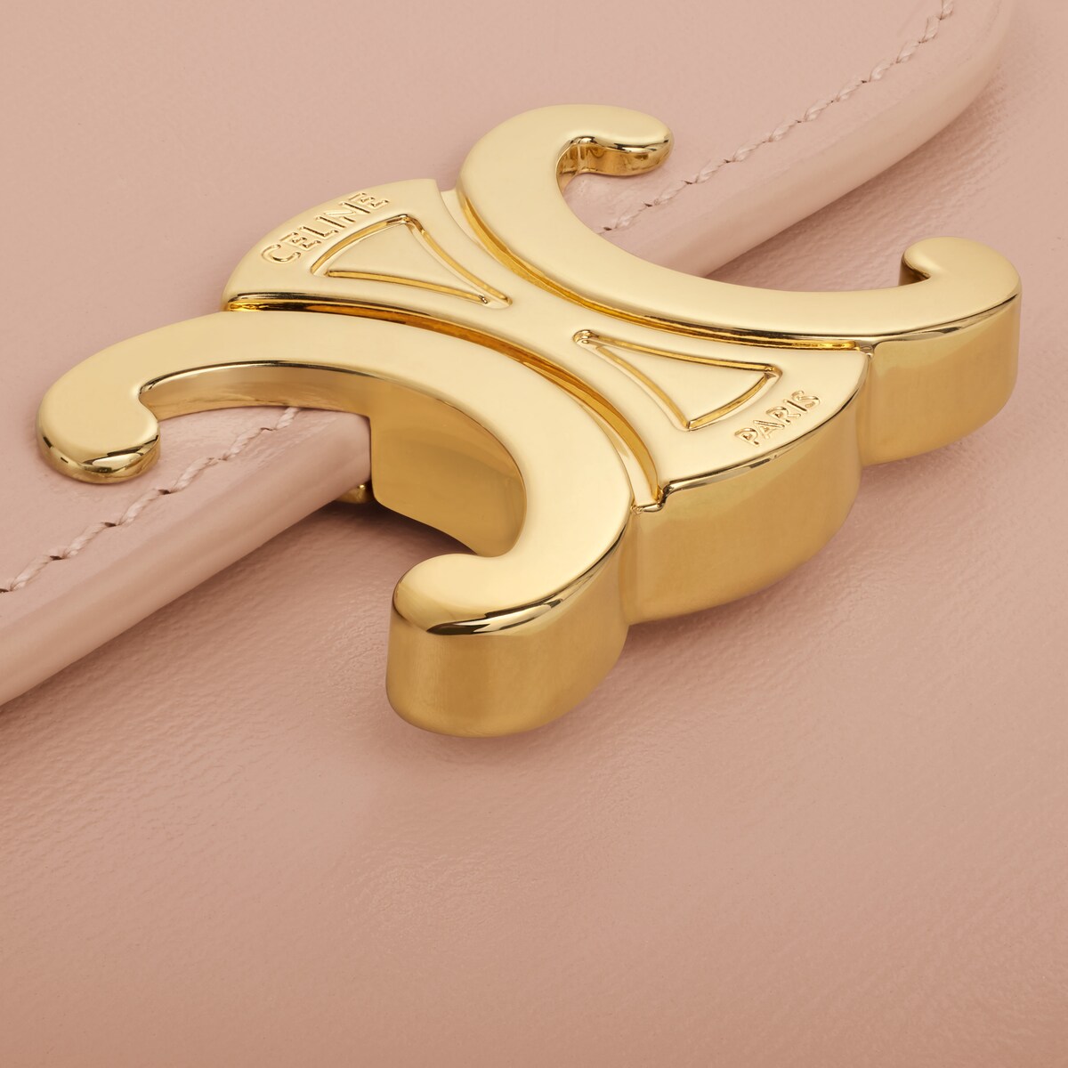 セリーヌ「Celine」スモール フラップウォレット トリオンフ / シャイニーカーフスキン