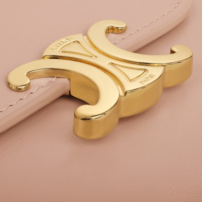 セリーヌ「Celine」スモール フラップウォレット トリオンフ / シャイニーカーフスキン