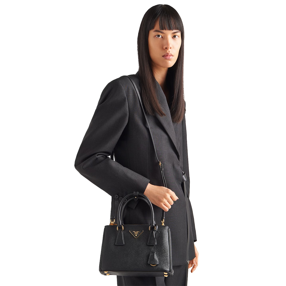 PRADA「プラダ」 プラダ ガレリア サフィアーノレザー スモールバッグ