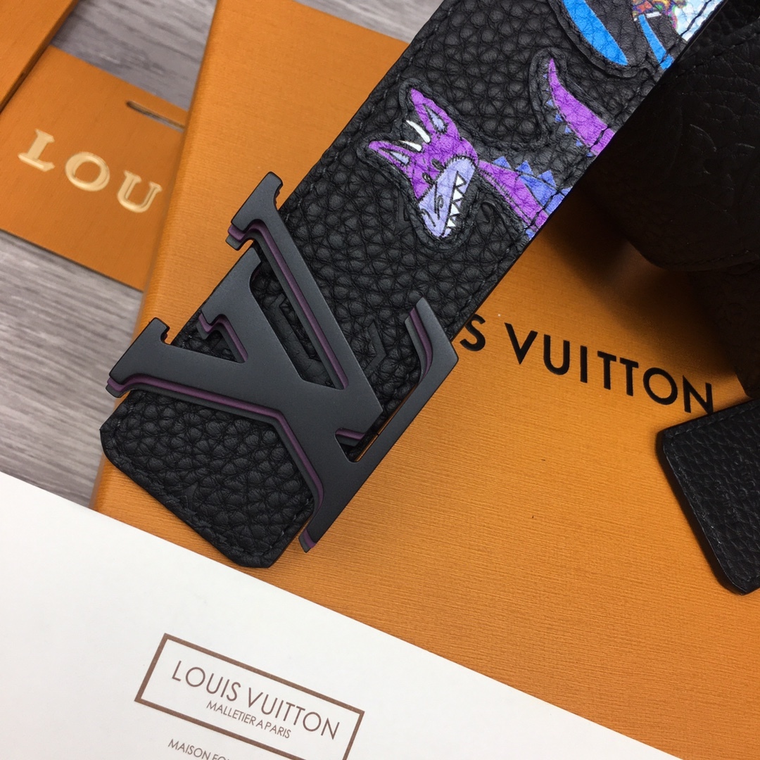 ルイ・ヴィトン「Louis Vuitton」ベルト･LV イニシャル 40MM