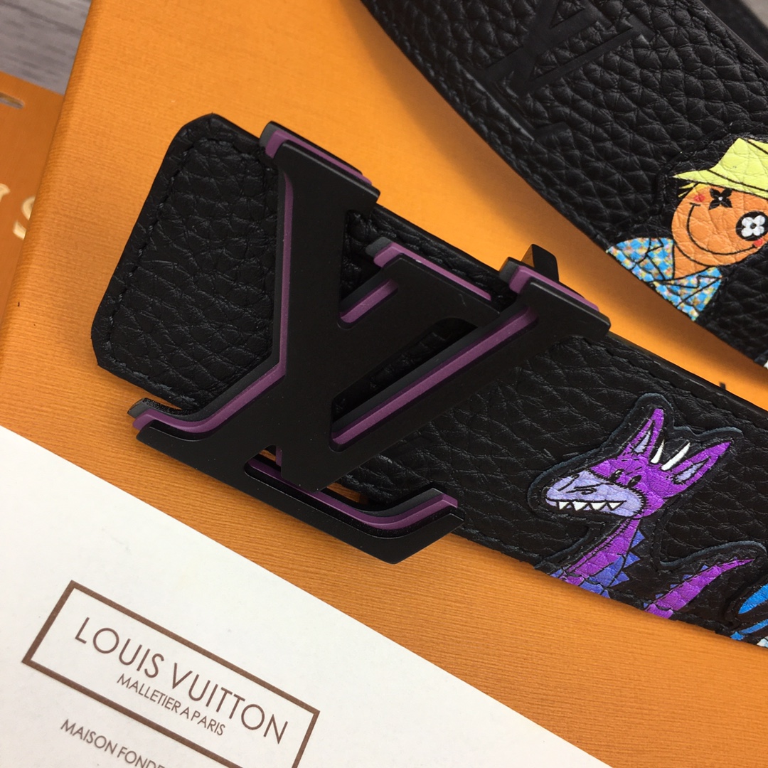 ルイ・ヴィトン「Louis Vuitton」ベルト･LV イニシャル 40MM