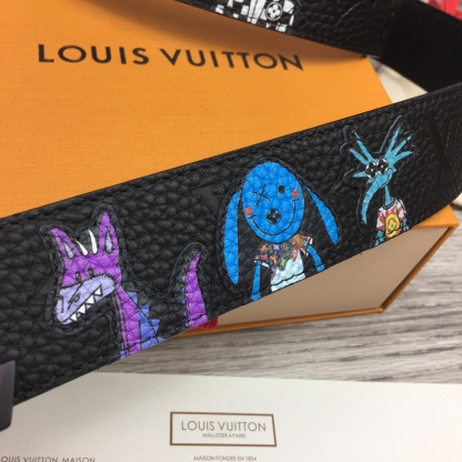 ルイ・ヴィトン「Louis Vuitton」ベルト･LV イニシャル 40MM