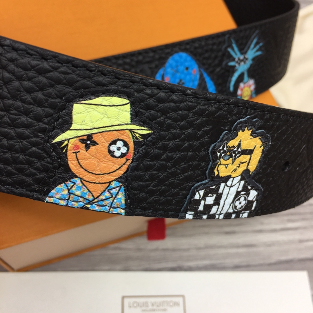 ルイ・ヴィトン「Louis Vuitton」ベルト･LV イニシャル 40MM