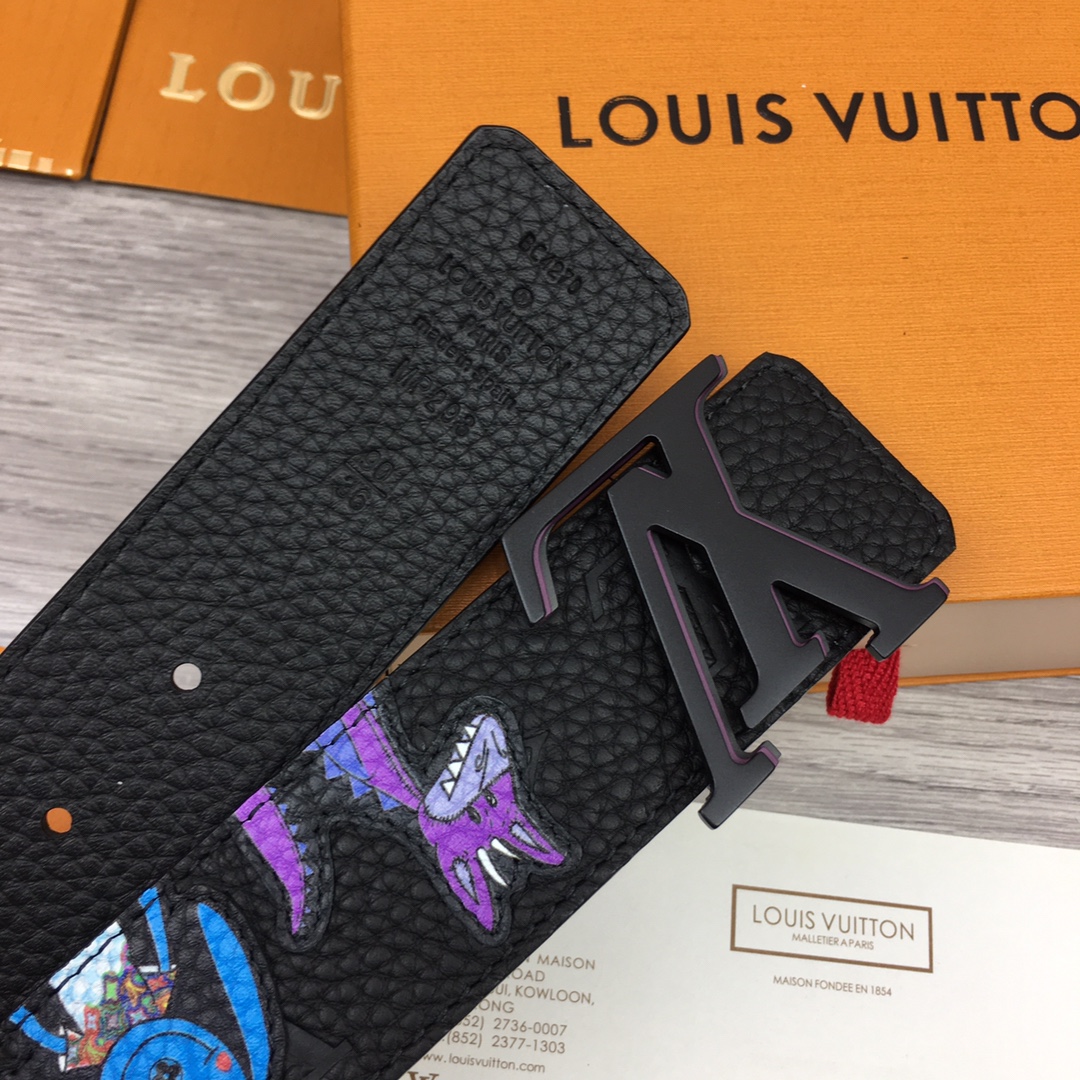 ルイ・ヴィトン「Louis Vuitton」ベルト･LV イニシャル 40MM