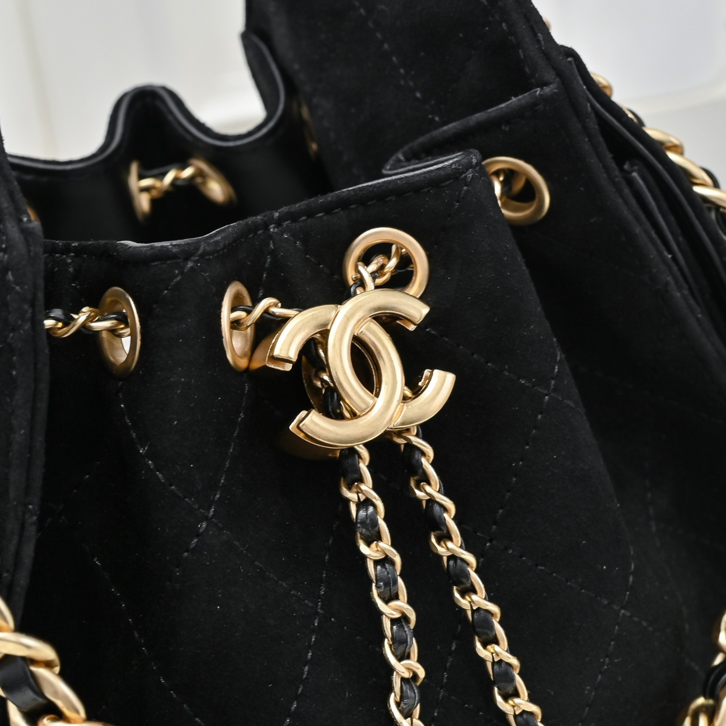 シャネル「Chanel」シャネル 25C スエード×カーフスキン ホーボーバッグ / ショルダーバッグ