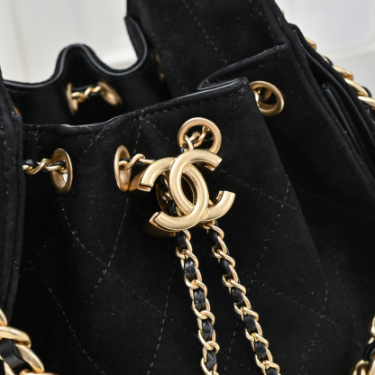 シャネル「Chanel」シャネル 25C スエード×カーフスキン ホーボーバッグ / ショルダーバッグ