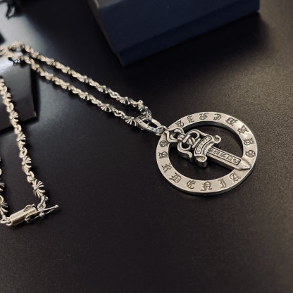 クロムハーツ「Chrome Hearts」シンプルペンダントネックレス - ユニセックス