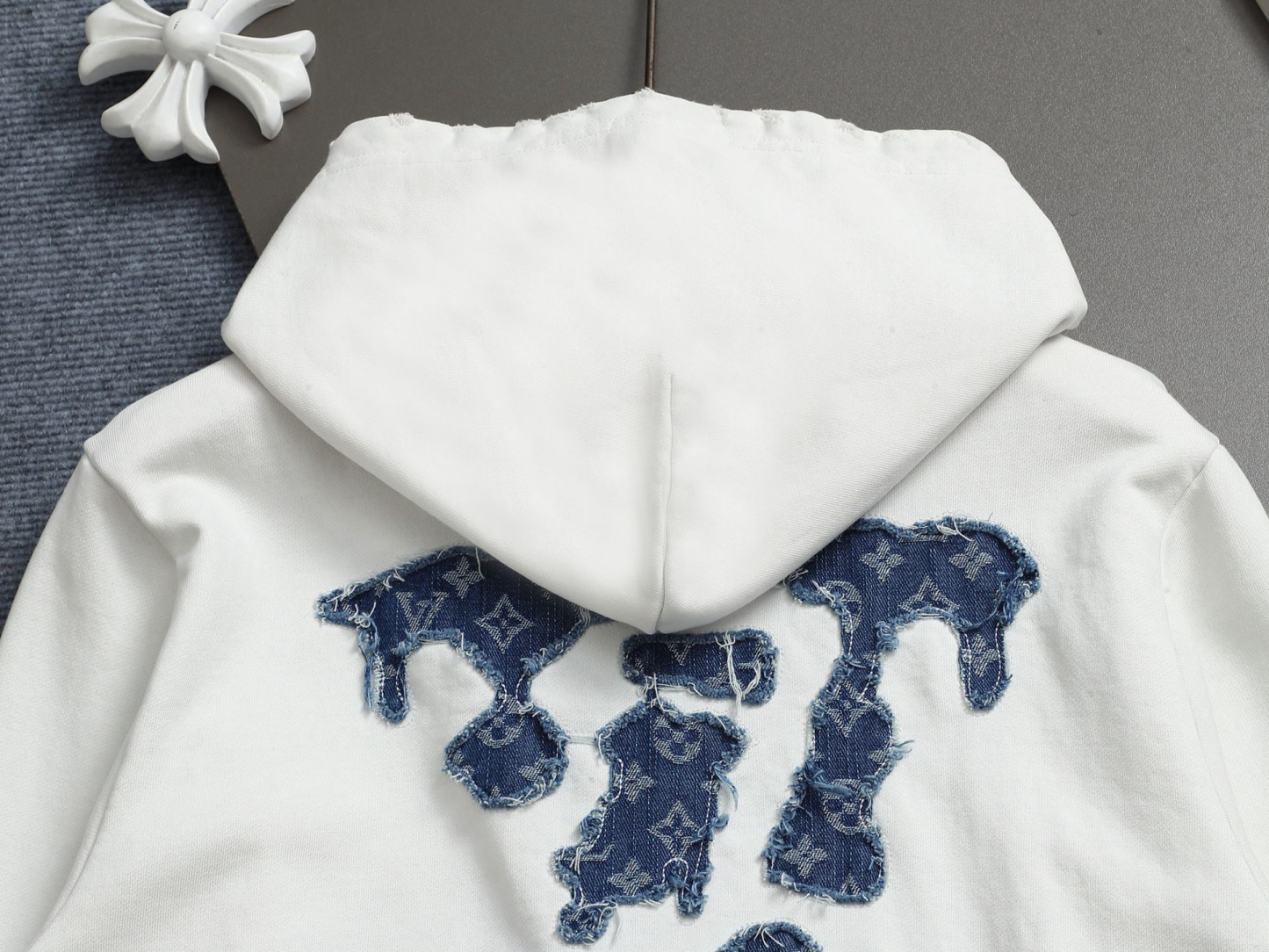 ルイ・ヴィトン「Louis Vuitton」フード付きコットンパーカー(ユニセックス)