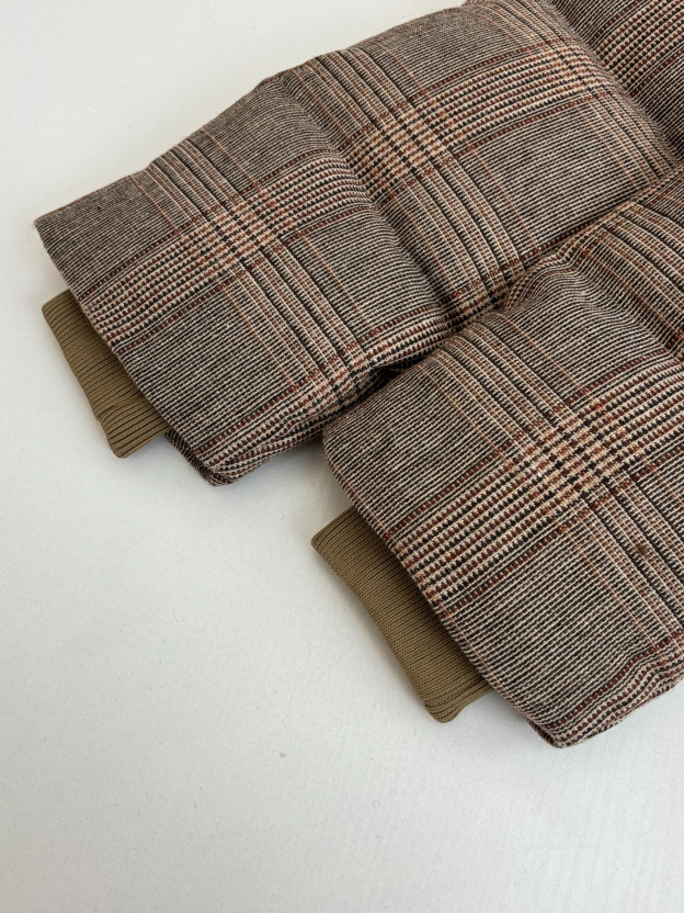 ルイ・ヴィトン「Louis Vuitton」26SS 早春 プリンス オブ ウェールズ チェック ダウンジャケット