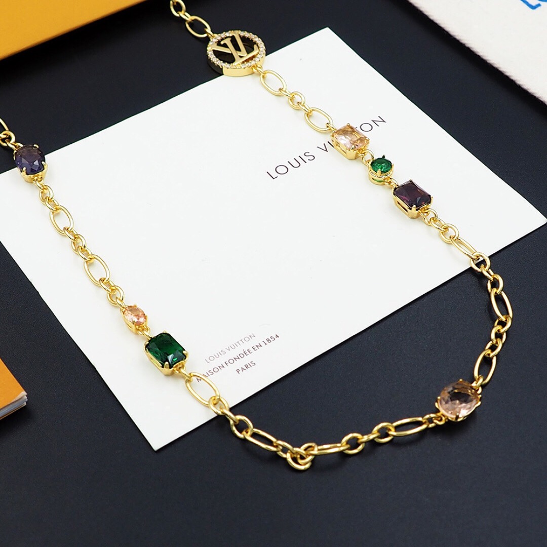 ルイ・ヴィトン「Louis Vuitton」エアルーム ロング ネックレス