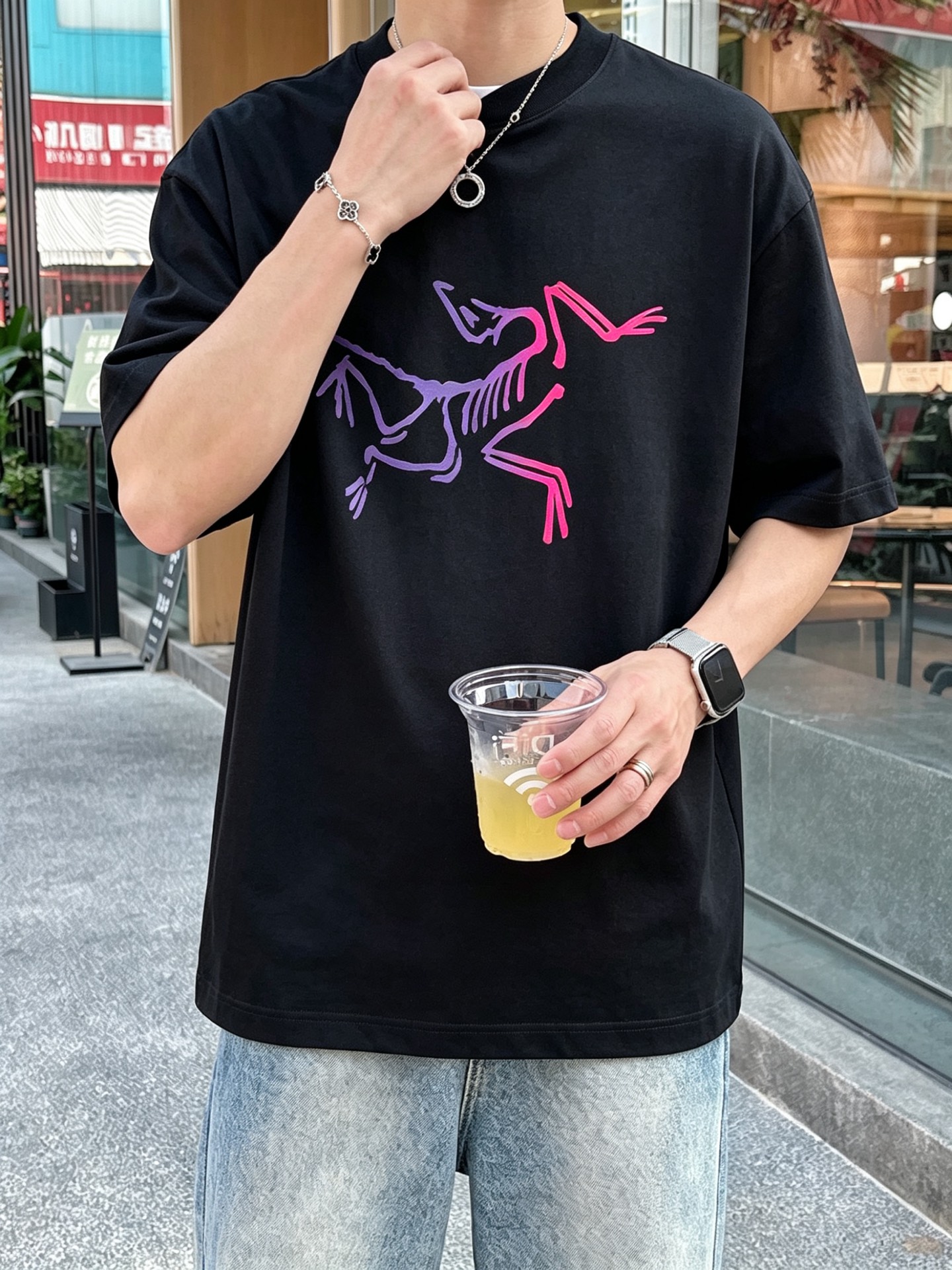 アークテリクス「ARC'TERYX」アークテリクスロゴプリントTシャツ / ショートスリーブ クルーネック