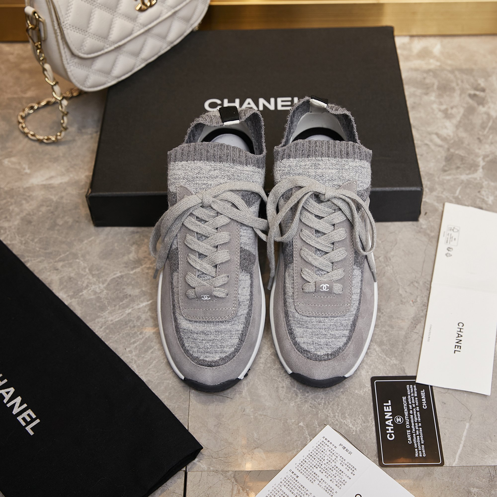 シャネル「Chanel」シャネル プレミアムカジュアルスニーカー  / レジャースニーカー