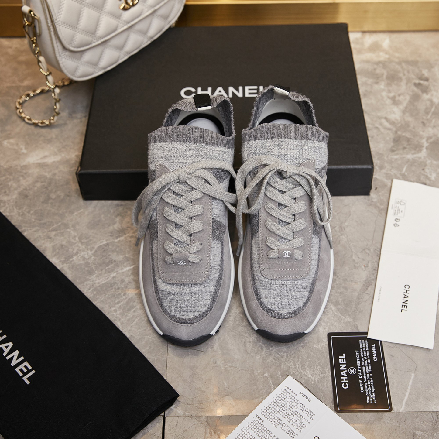 シャネル「Chanel」シャネル プレミアムカジュアルスニーカー  / レジャースニーカー