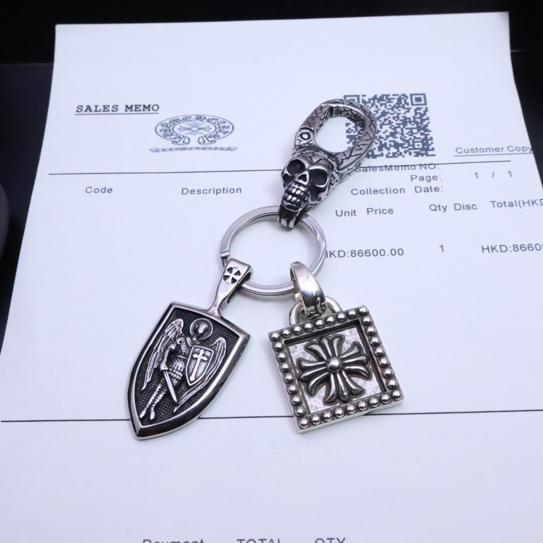 クロムハーツ「Chrome Hearts」キーホルダー＆バッグチャーム - トレンドシンボル