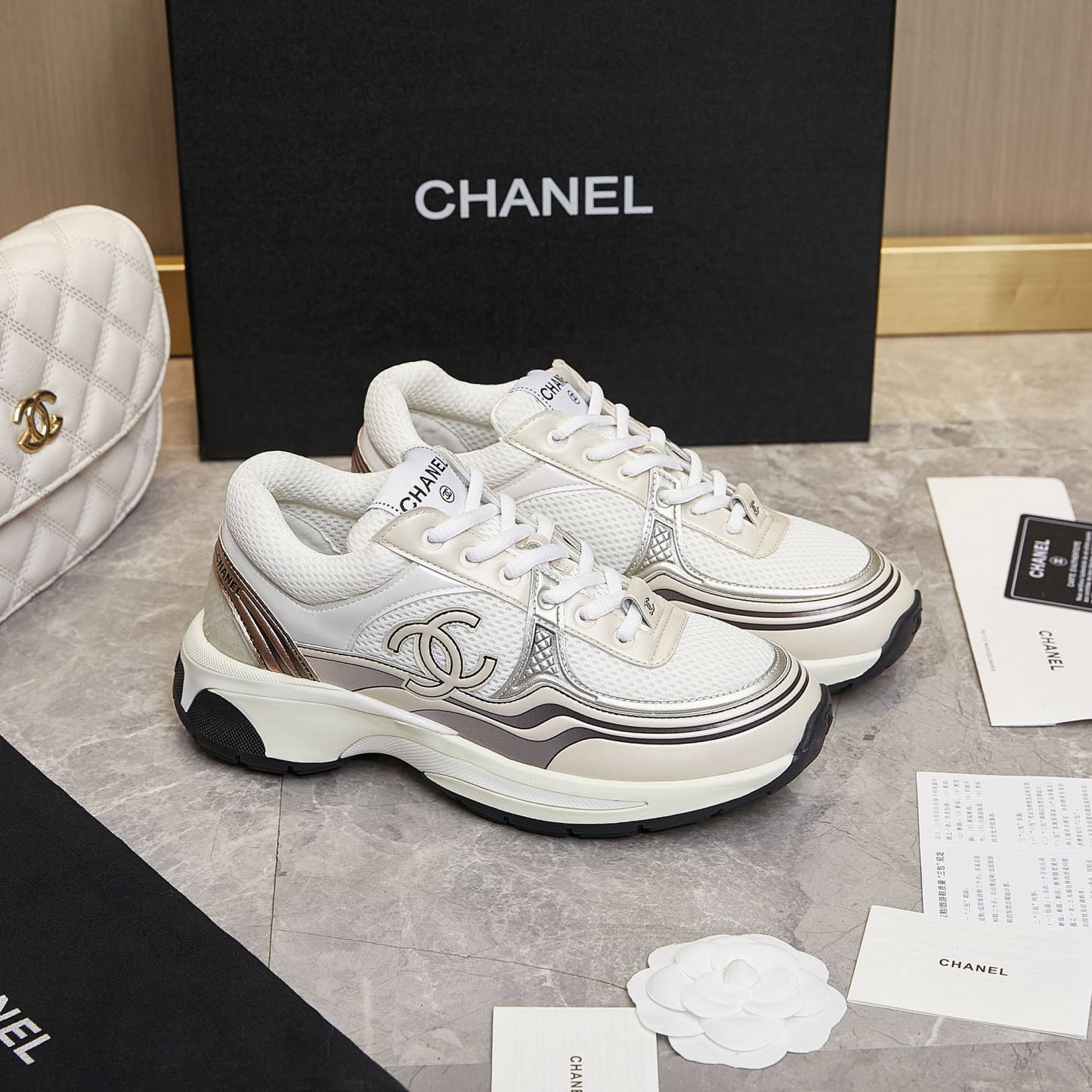 シャネル「Chanel」シャネル プレミアムカジュアルスニーカー/ レジャースニーカー