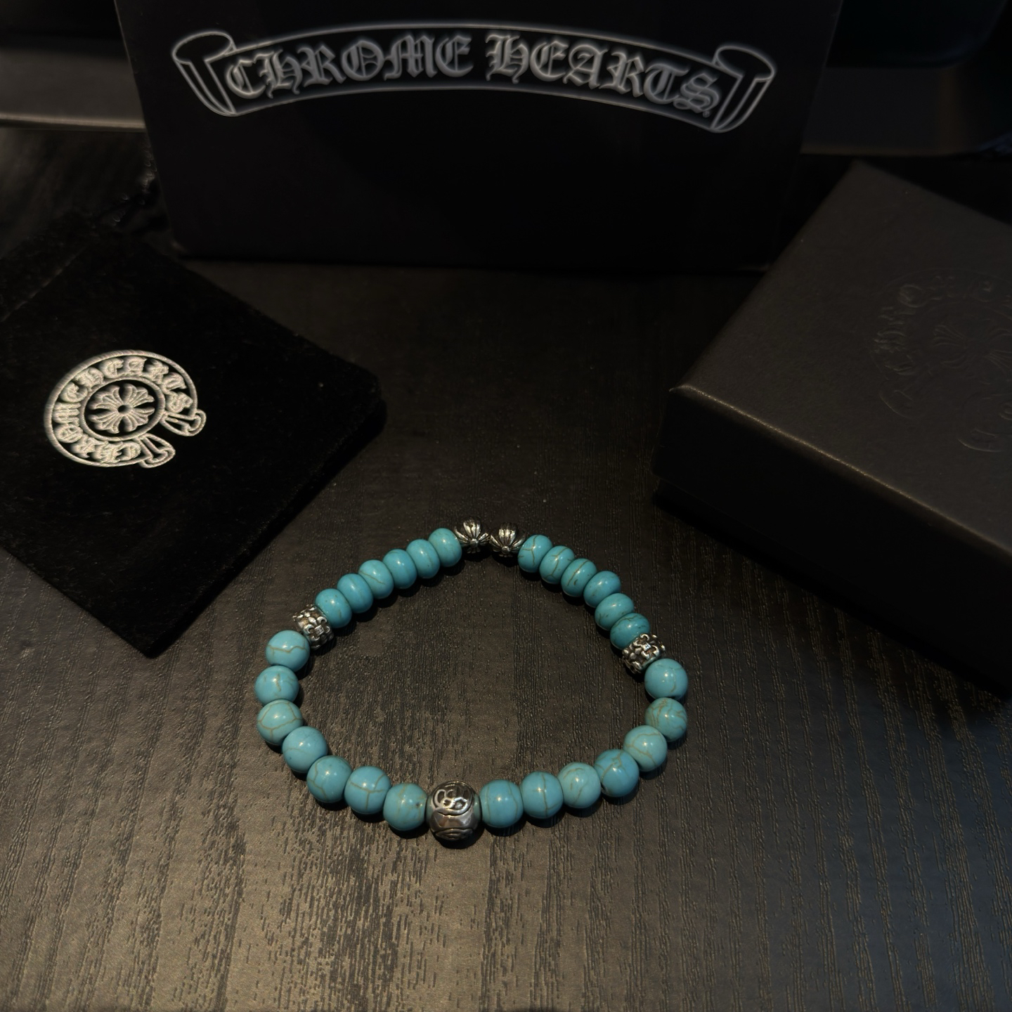 クロムハーツ「Chrome Hearts」ブレスレット - ヴィンテージ＆ロックテイスト ペア用