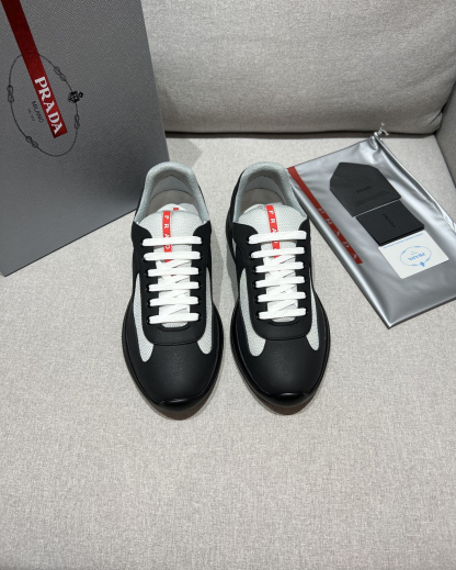 プラダ「Prada」プラダ アメリカスカップ スニーカー / ユニセックスレザースニーカー