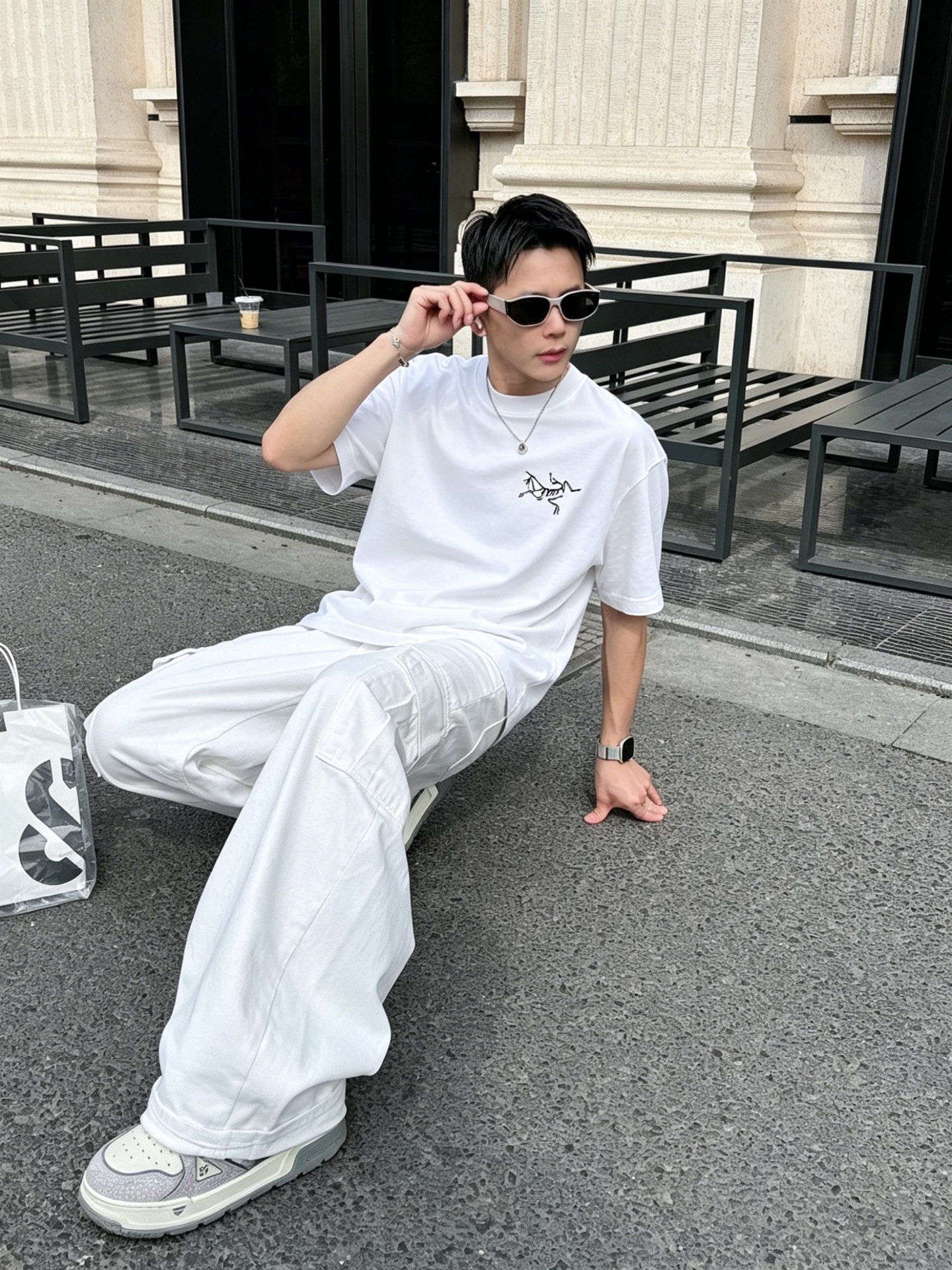 アークテリクス「ARC'TERYX」ロゴプリントTシャツ / ショートスリーブ クルーネック