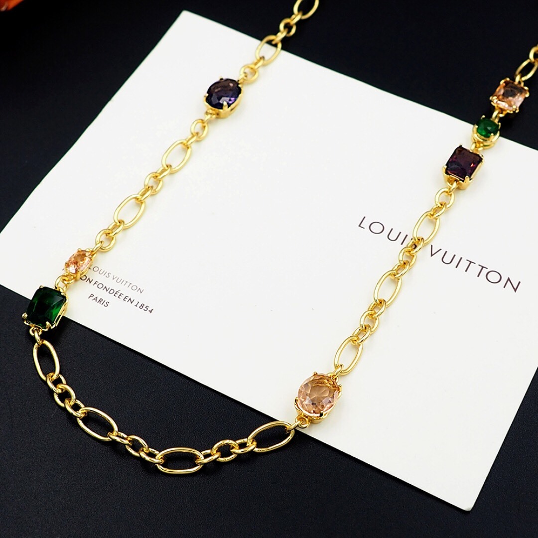 ルイ・ヴィトン「Louis Vuitton」エアルーム ロング ネックレス