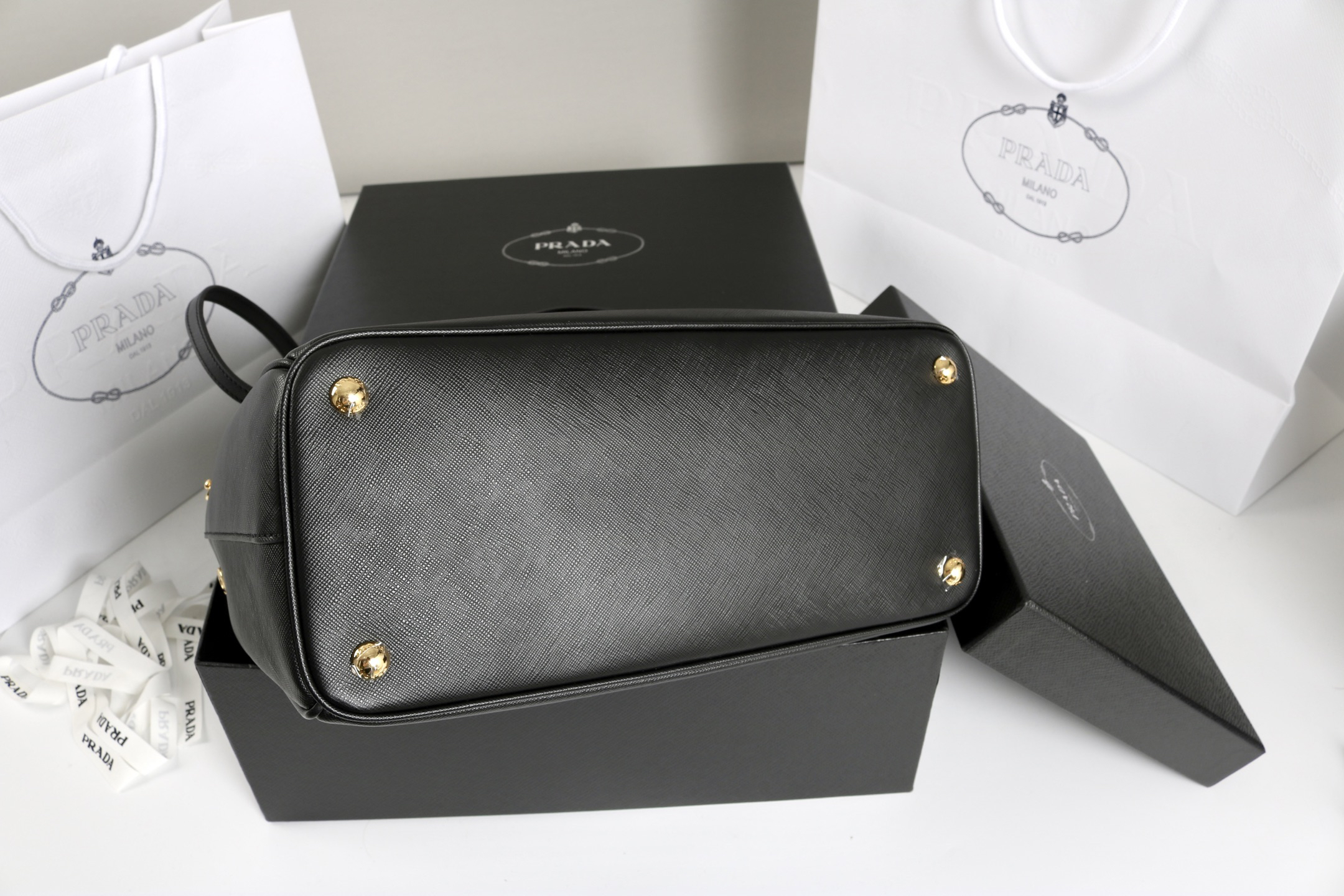 プラダ「Prada」 Galleria ミディアム レディースハンドバッグ